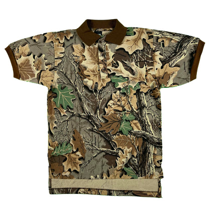 80s Camo Polo Shirt- S