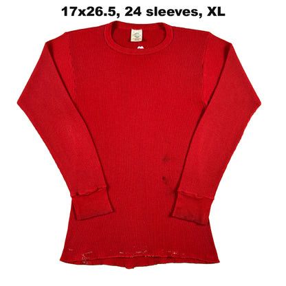 Vintage Various Colored Waffle Knit Thermals- SELECT SHIRT