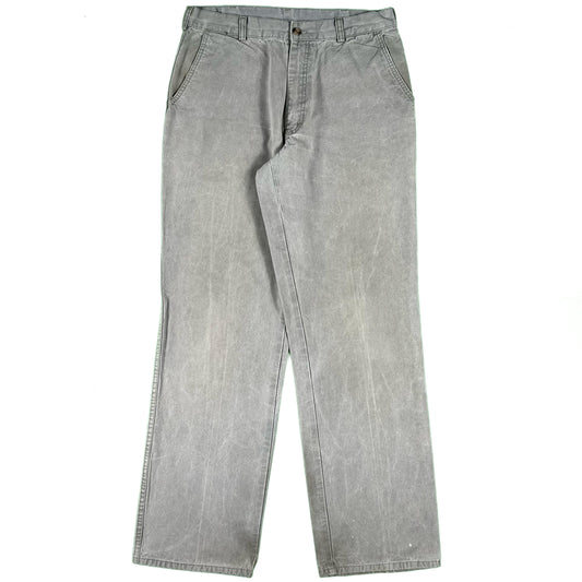 90s Patagonia Faded Grey Cotton Pants- 31x32