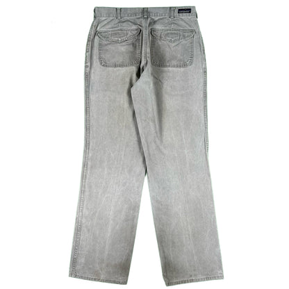 90s Patagonia Faded Grey Cotton Pants- 31x32