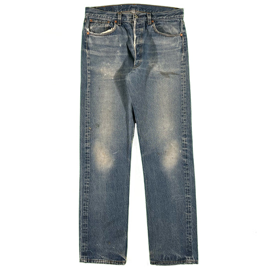 80s Repaired Levi's 501s- 33x32.5