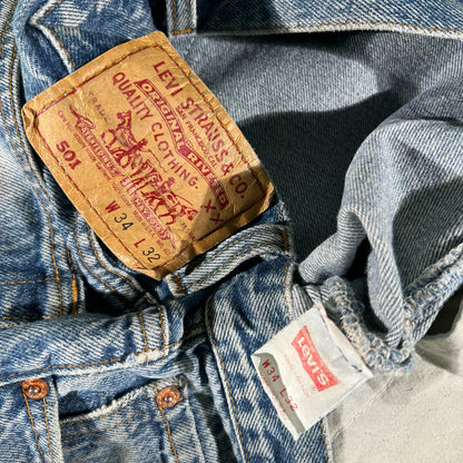 90s Levi's 501s- 33x28