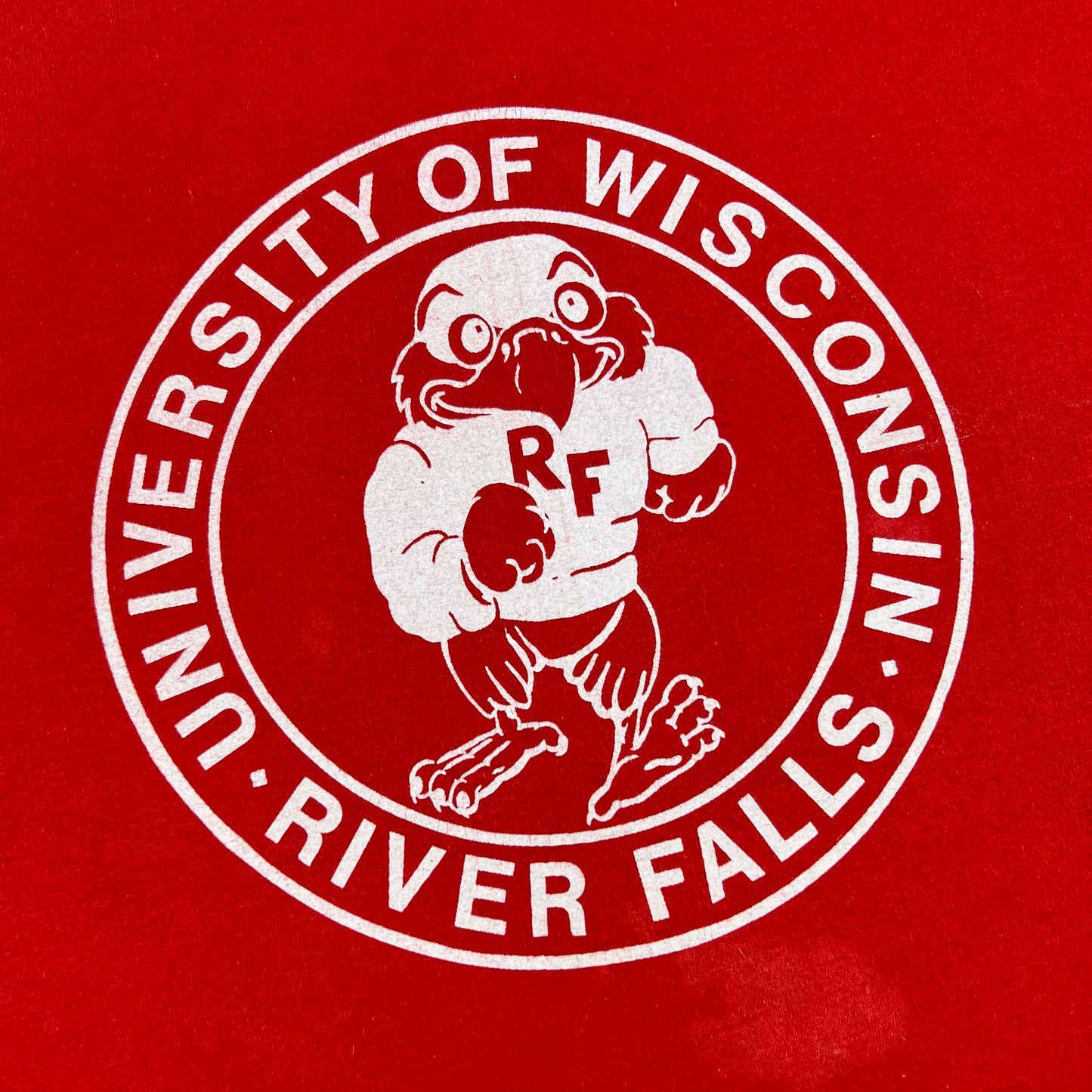 80s U-Wisconsin at River Falls Tee- L