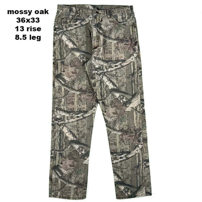 Vintage Wrangler Camo Denim- SELECT PAIR