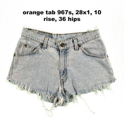 80s/90s Levi's Cut Off Denim Shorts- SELECT PAIR
