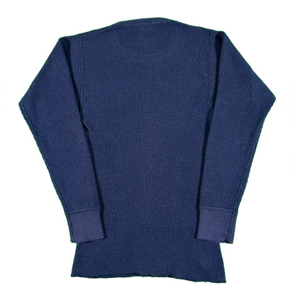 Vintage Navy Waffle Knit Thermal- SELECT SIZE