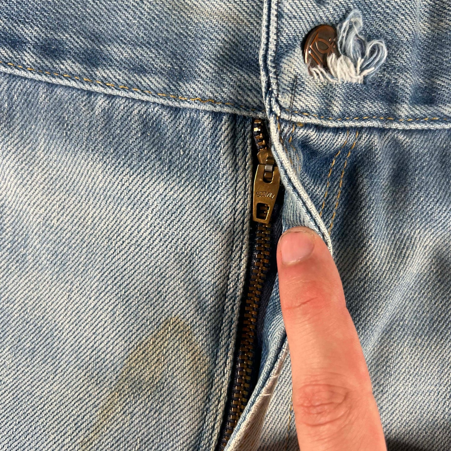 70s Sears Wide Leg Denim- 38x30