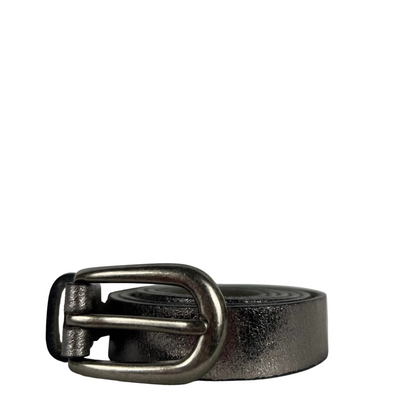 00s Metallic Leather Belt- 26"-30"