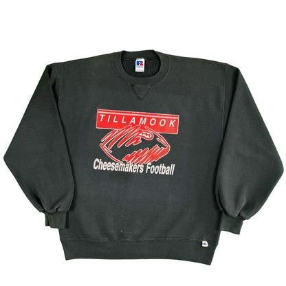 90s Russell Tillamook Cheesemaker's Sweatshirt- L