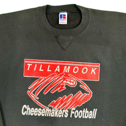 90s Russell Tillamook Cheesemaker's Sweatshirt- L