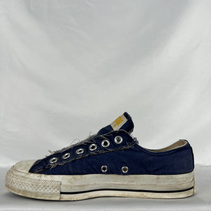Faded Navy Blue Slip On Converse- M's 5, W's 6.5