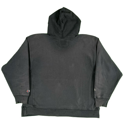 00s Faded Black 'Buck Bomb' RW Hoodie- XXL