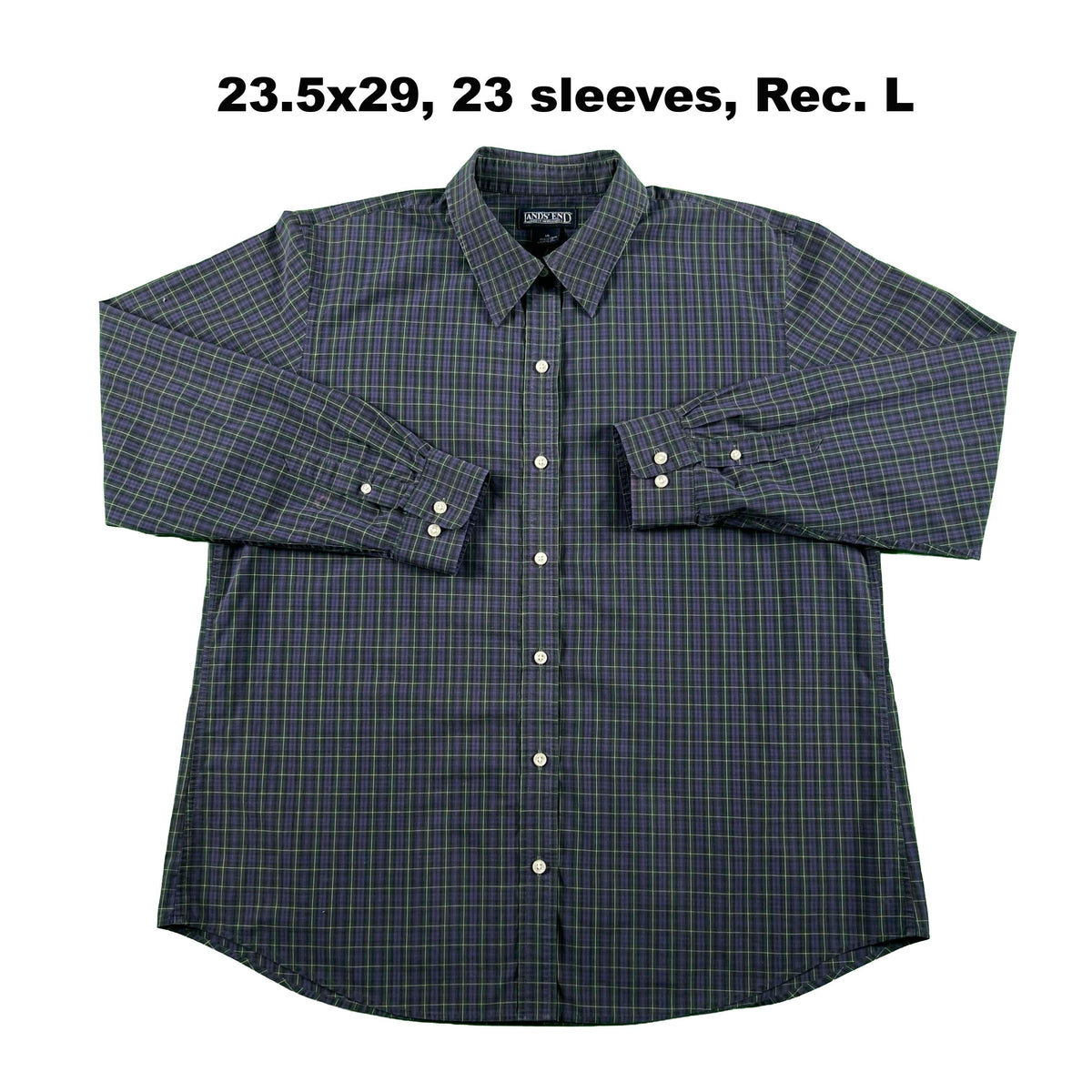 Vintage Lands' End 100% Cotton Button Up Shirts- SELECT SHIRT