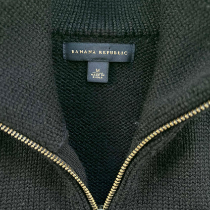 2009 Banana Republic 4 Pocket/2 Way Zip Knit Jacket- M