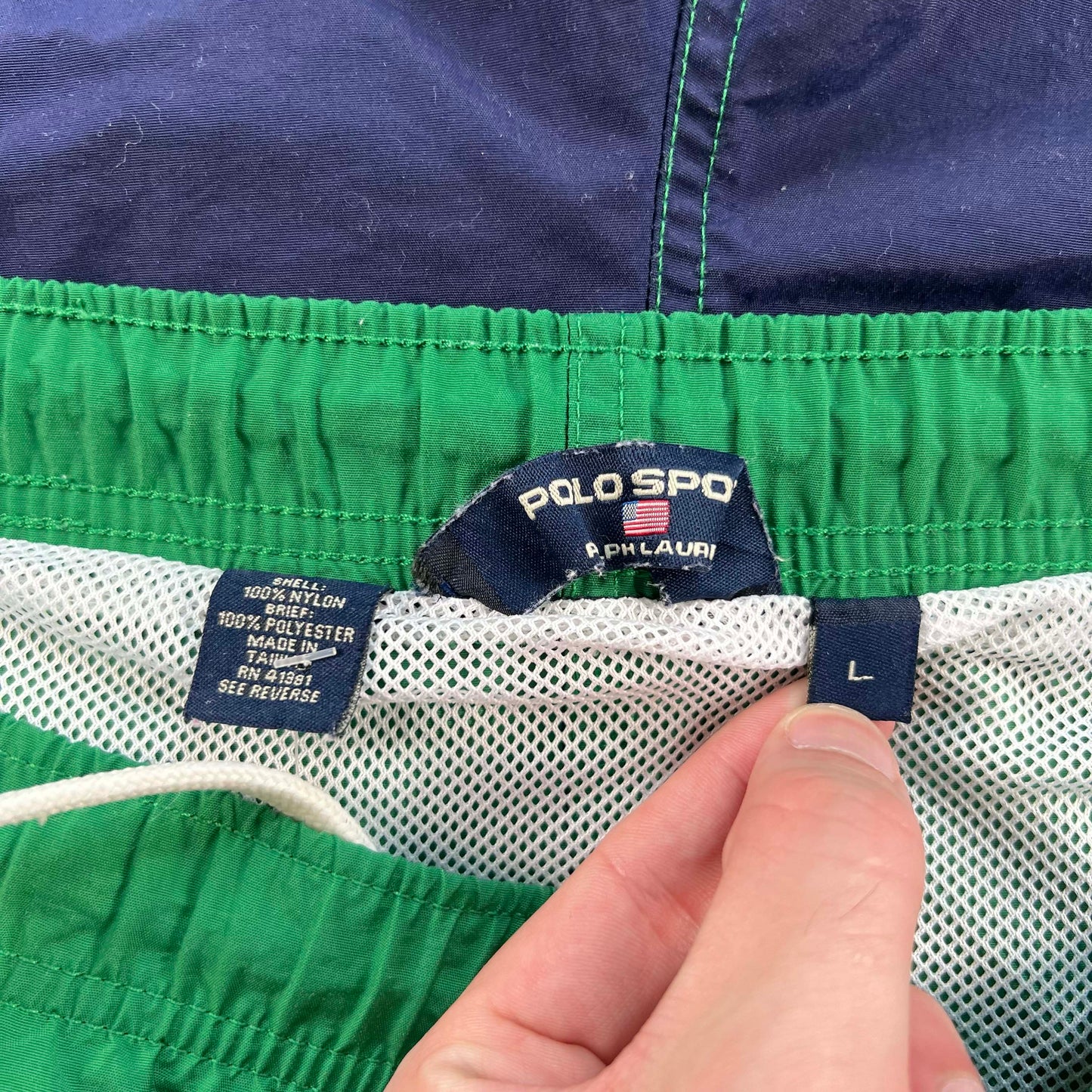 Vintage Polo Ralph Lauren Nylon Swim Trunks- SELECT PAIR