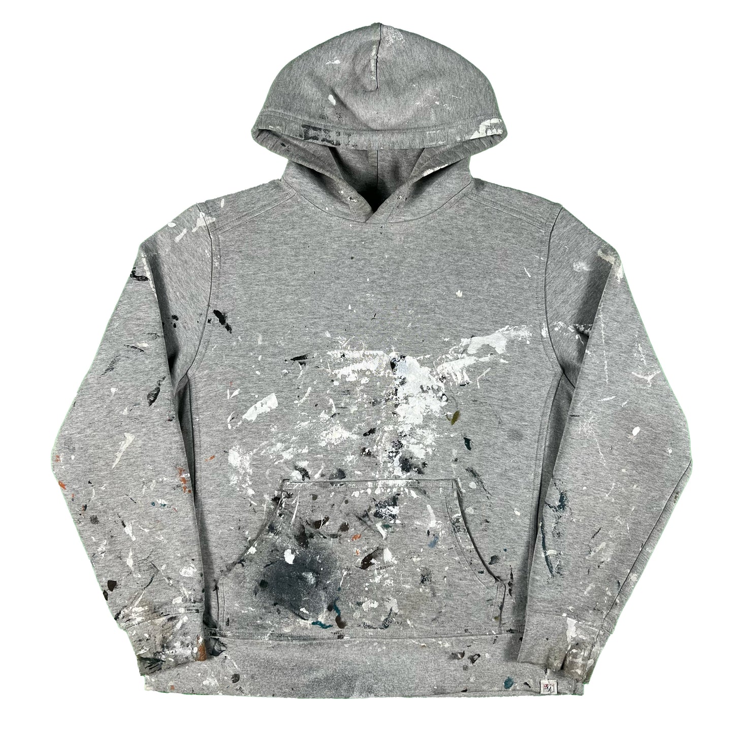 90s Boxy Paint Splatter Hoodie- XL