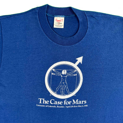 80s 'The Case for Mars' Vitruvian Man Tee- S