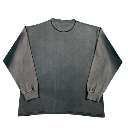 Super Sun Faded Black Russell Long Sleeve Tee- XL