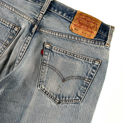 90s Perfectly Worn Levi's 501 Denim- 32x28