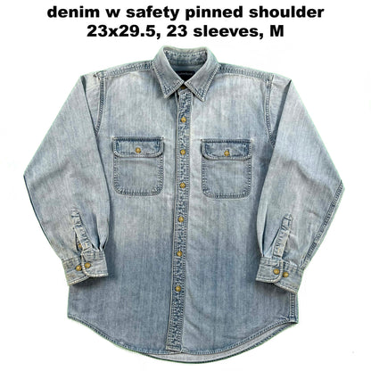 Vintage Lands' End 100% Cotton Button Up Shirts- SELECT SHIRT