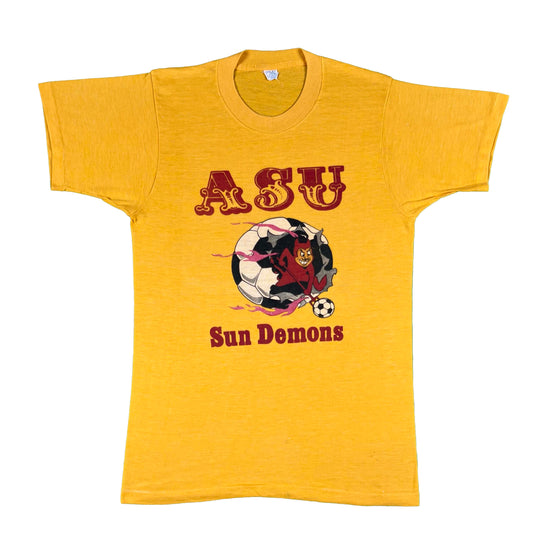 80s ASU Sun Demons Soccer Tee- S