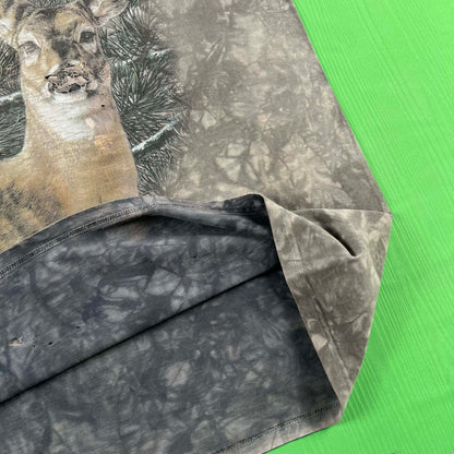 00s Super Sun Faded Deer Long Sleeve Tee- 3XL