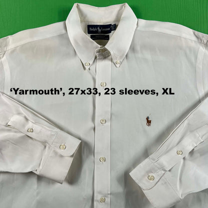Vintage Ralph Lauren 100% Cotton Button Up Shirts- SELECT SHIRT