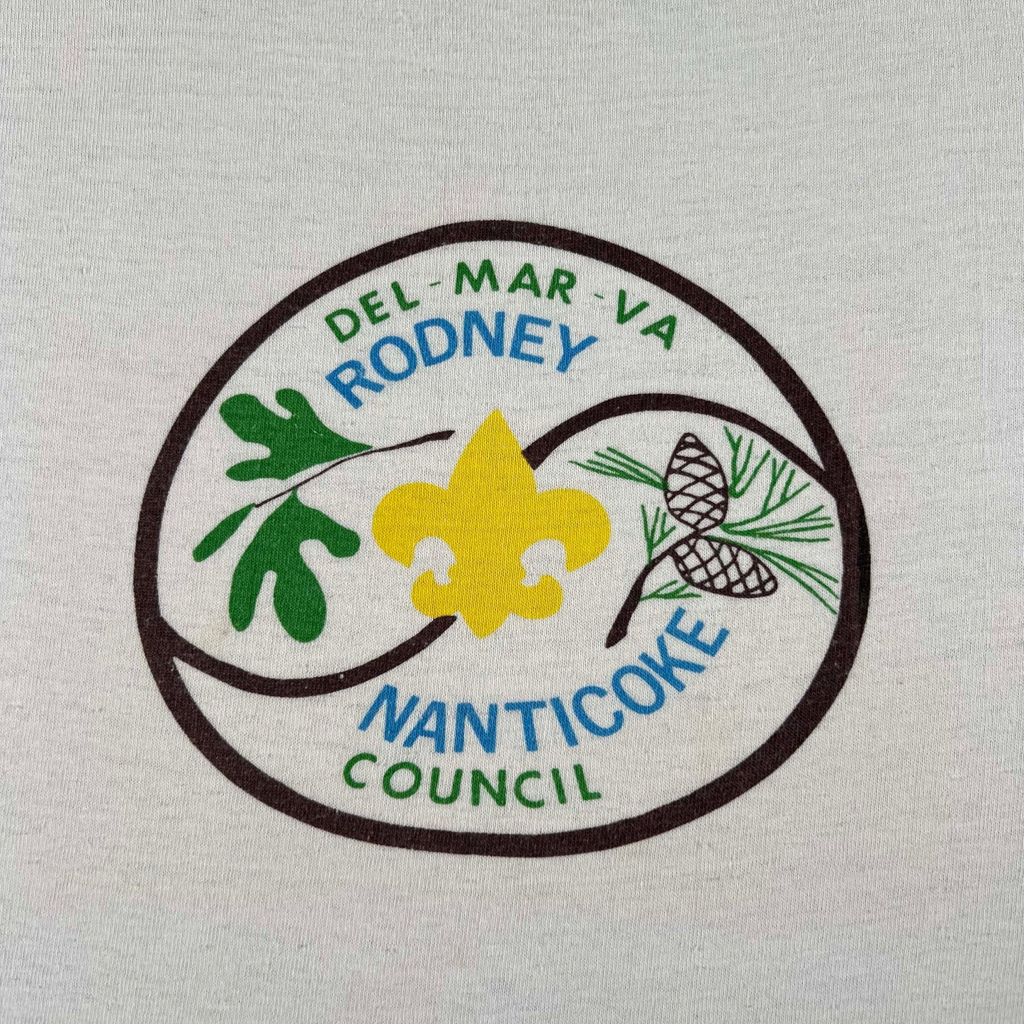 70s Rodney Nanticoke Council Ringer Tee- S