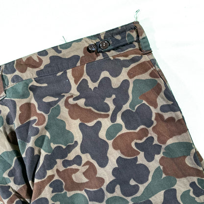 80s Duck Camo Fatigue Pants- 37-39x28