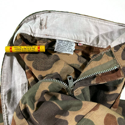 80s Duck Camo Fatigue Pants- 37-39x28