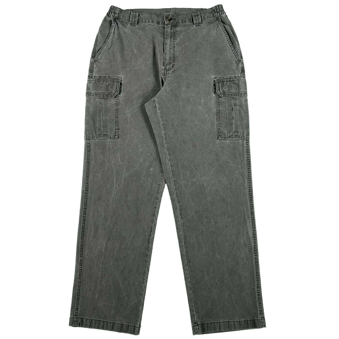 L.L. Bean Faded Grey/Black Cargo Pants- 31x30