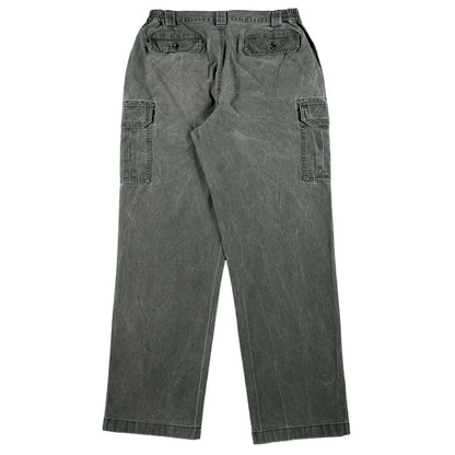 L.L. Bean Faded Grey/Black Cargo Pants- 31x30