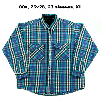 Vintage 100% Cotton Flannel Shirts- SELECT FLANNEL