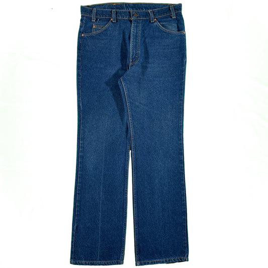 80s Dark Wash Orange Tab Levi's 517s- 36x32