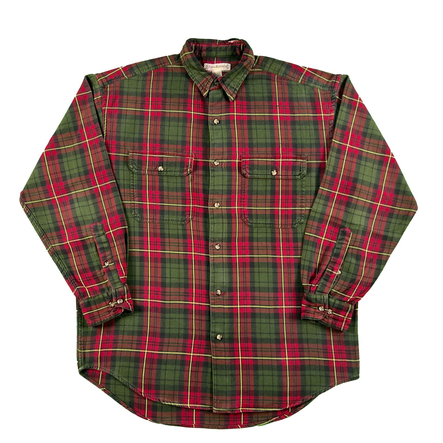 90s Banana Republic 100% Cotton Flannel- L