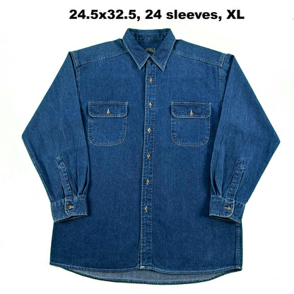 Vintage Denim Button Up Shirts- SELECT SHIRT