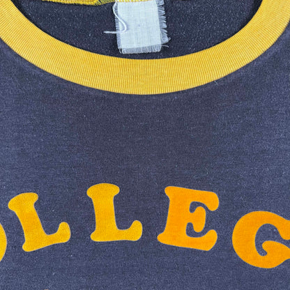 70s College of Boondocks Football Ringer Tee- L