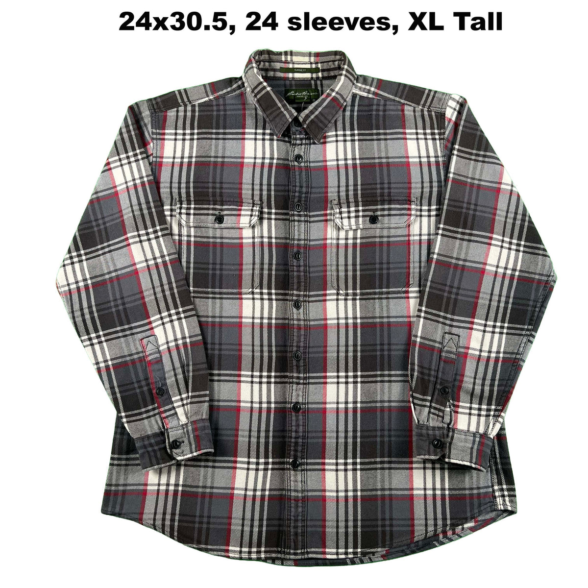 Vintage Eddie Bauer 100% Cotton Flannel Shirts- SELECT SHIRT