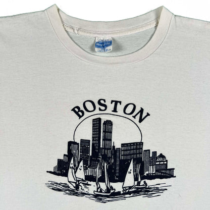 70s Boxy Boston Skyline Tee- XL