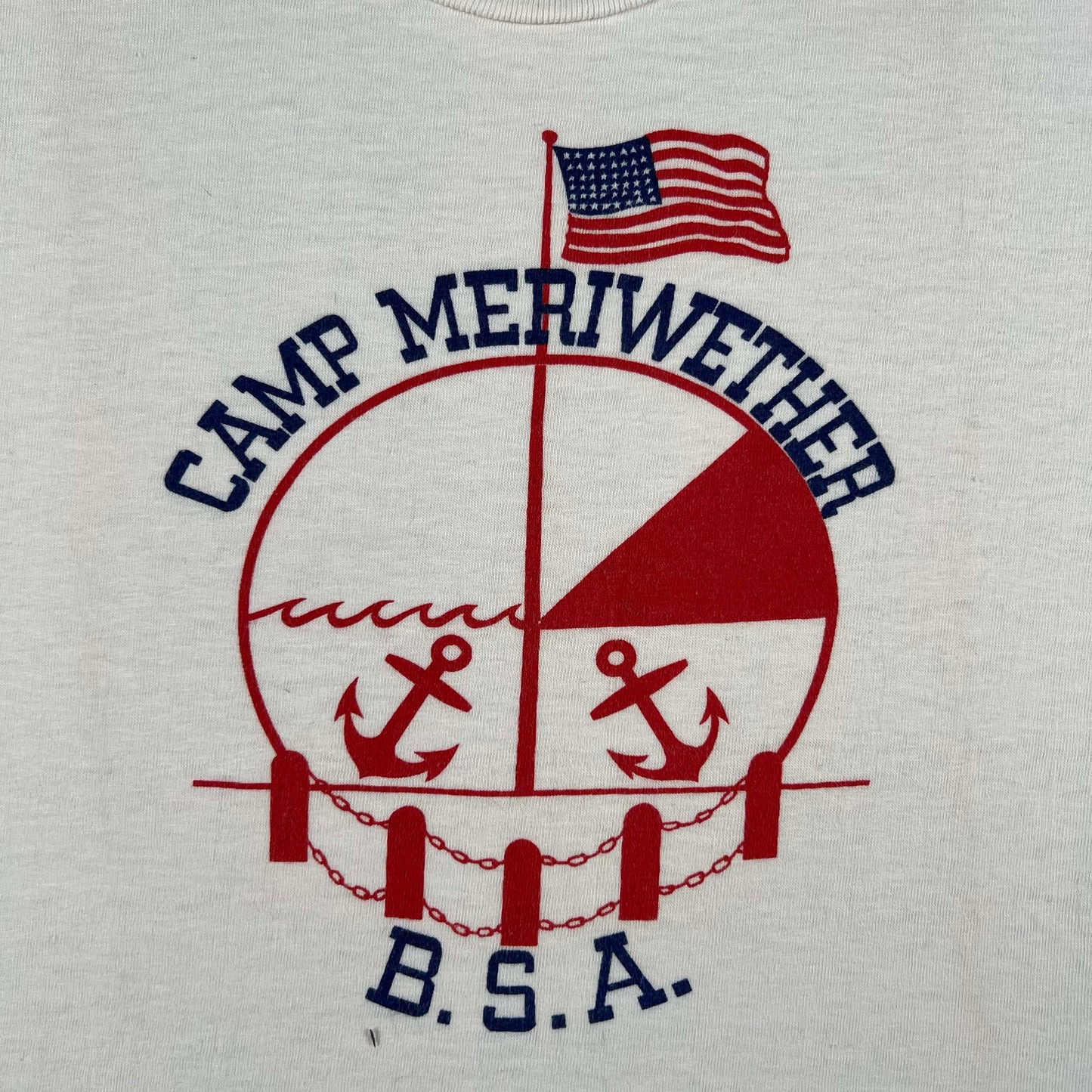 60s BSA Camp Meriweather Tee- M