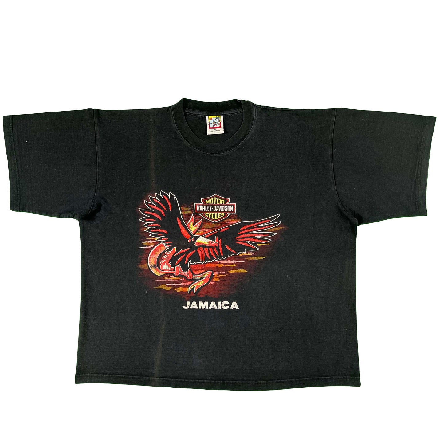 90s Boxy Jamaica Harley Davidson Tee- XL