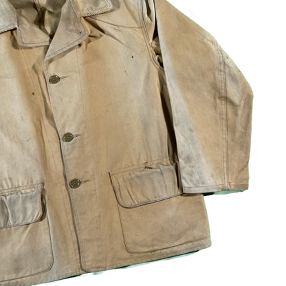 50s Sun Faded Duck Canvas Hunting Jacket- M