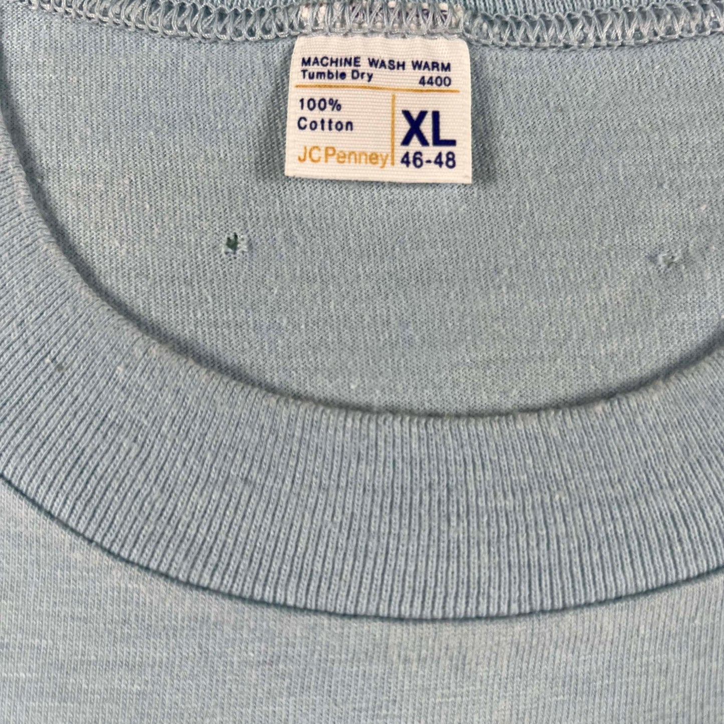 70s Get Lost in a Book Water Print Tee- L