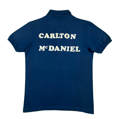 70s ' MAC CARLTON McDANIEL' Collared Tee- L