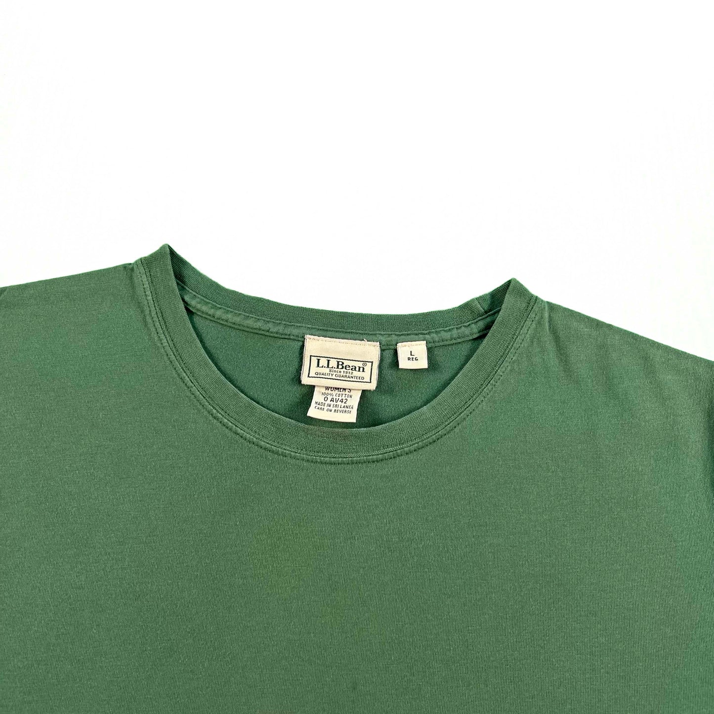00s L.L. Bean Green Long Sleeve Tee- M