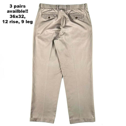 Vintage L.L. Bean Cotton Chino Pants- SELECT PAIR