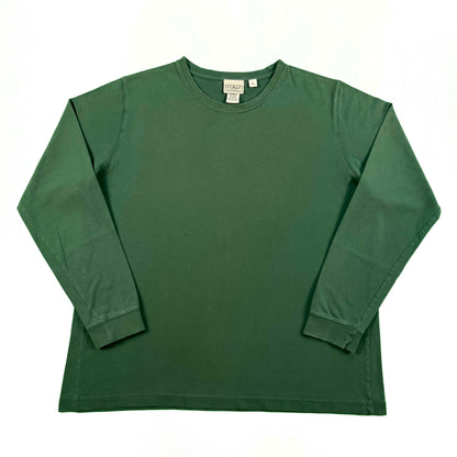 00s L.L. Bean Green Long Sleeve Tee- M