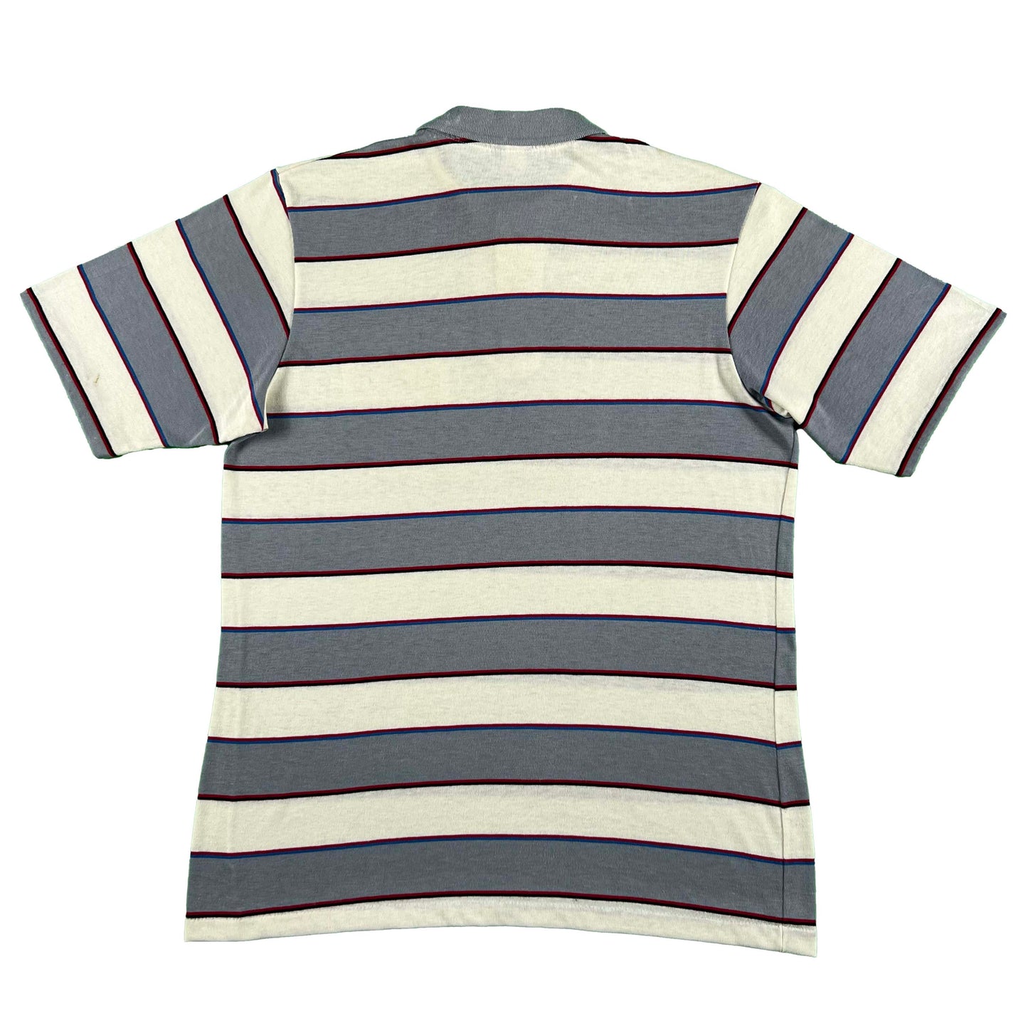 70s Wrangler Striped Pocket Polo Shirt- L