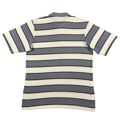 70s Wrangler Striped Pocket Polo Shirt- L