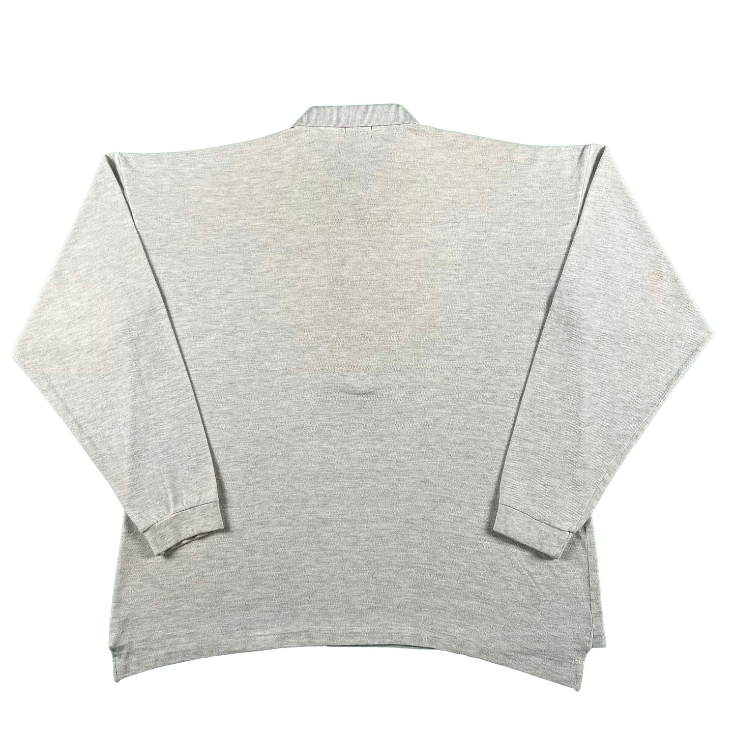 90s Gap Long Sleeve Crest Polo Shirt- XL
